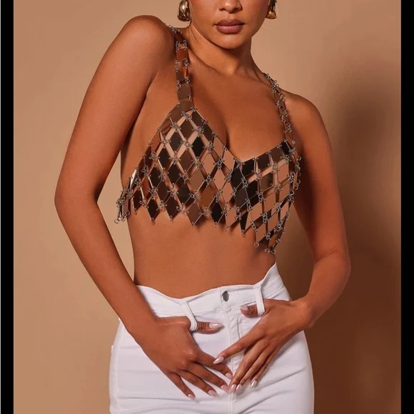 Mirror Crop Top - Picture 2 of 4